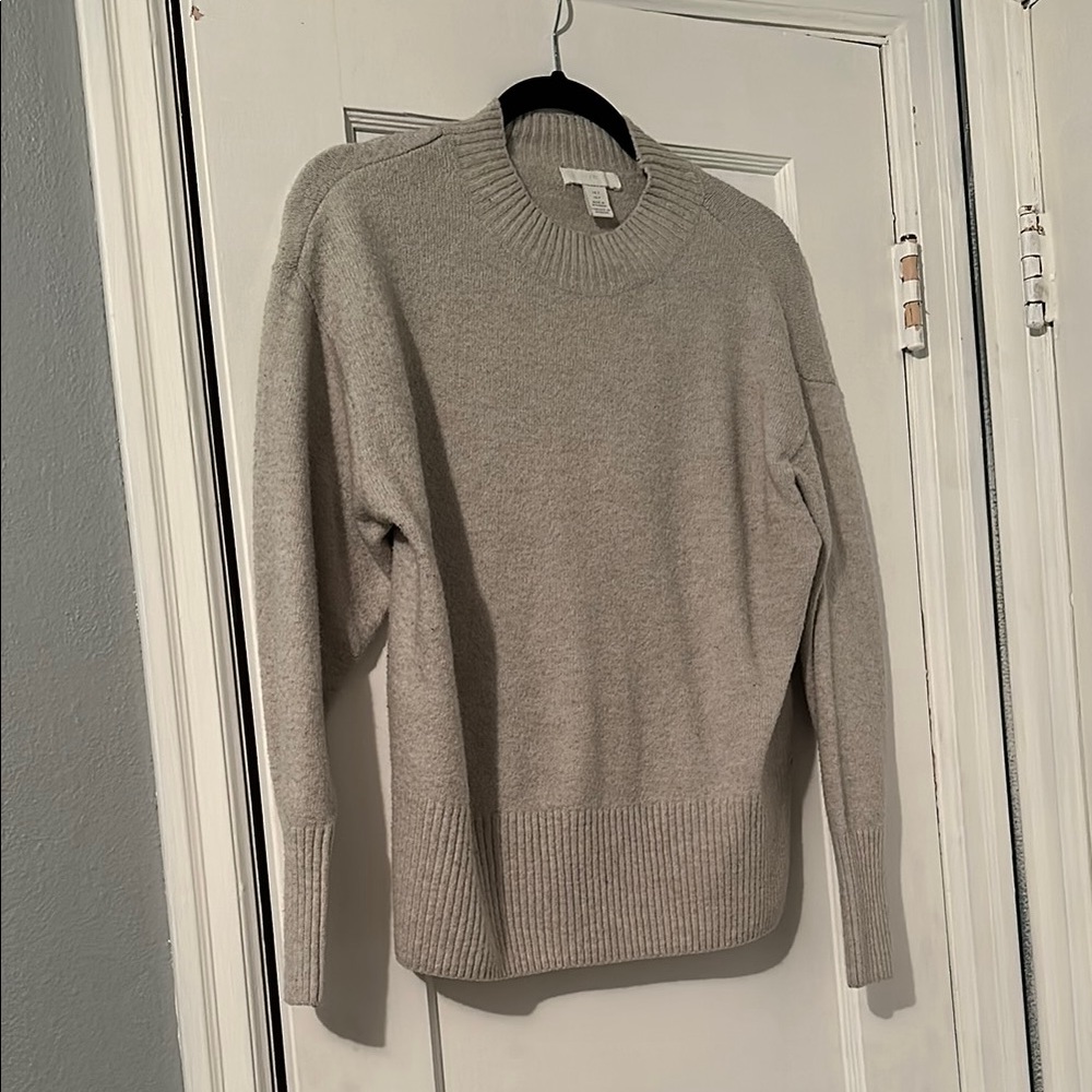 H&M Cozy Tan Knit Sweater